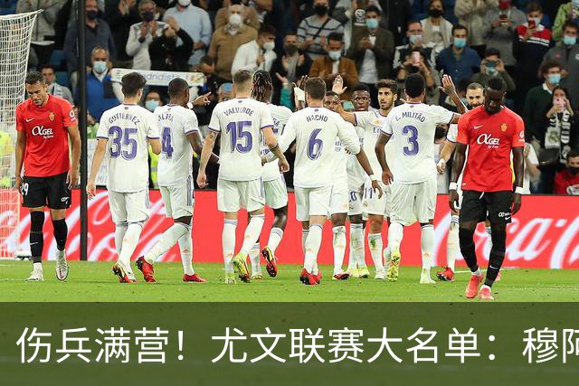 伤兵满营！尤文联赛大名单：穆阿尼、沃尔特马德入选，切利克缺阵